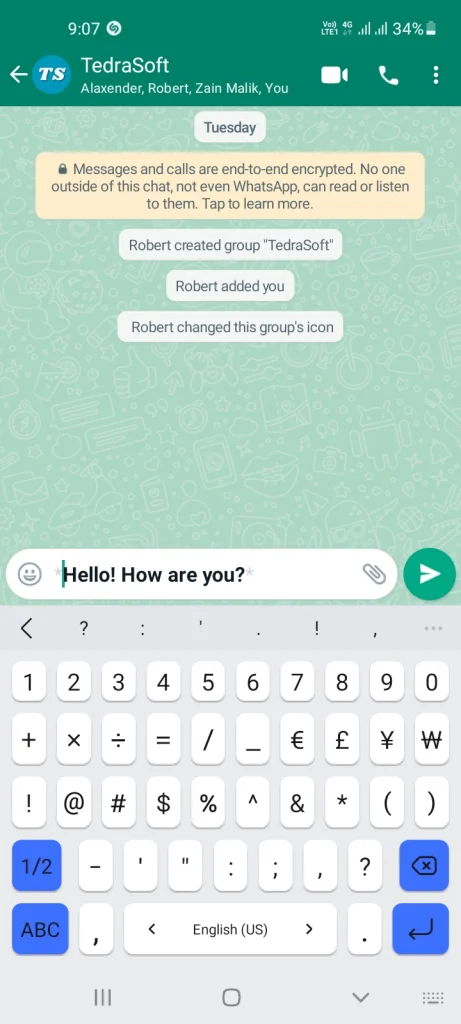 Change Font Style in WhatsApp Chats by using asterisk sign