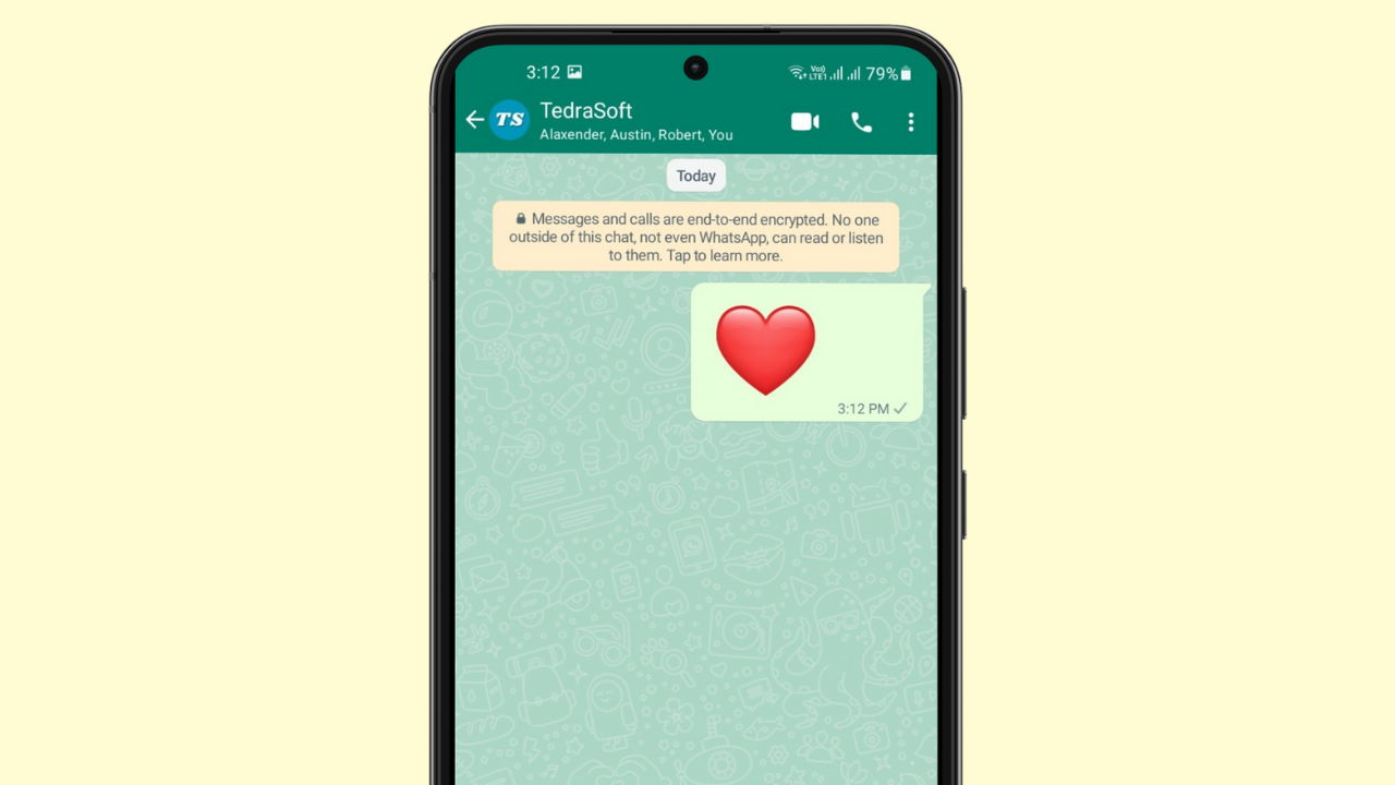 How to Send Big Heart in WhatsApp?