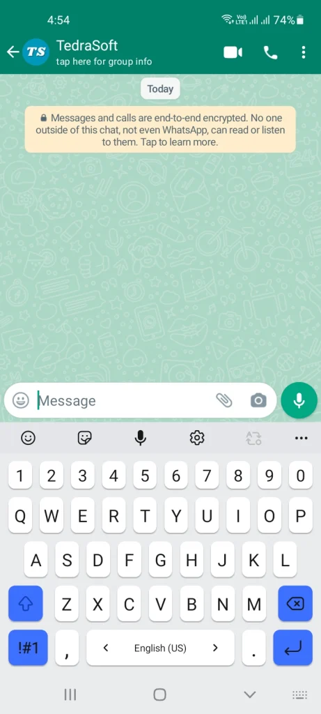 Tag Everyone in WhatsApp Group for Android Phones Step 1