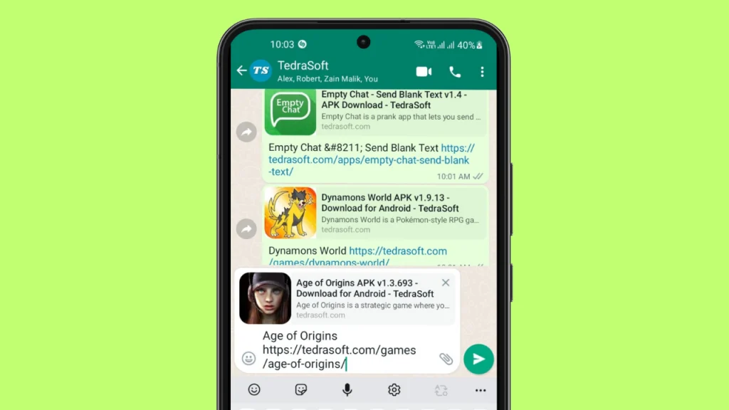How to Share Apps and Games on WhatsApp